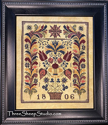 1806 Montgomery Country Fraktur - Cross Stitch Pattern