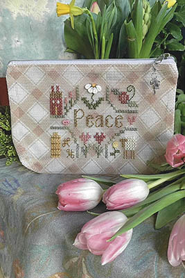 Quaker Peace Mini Bag - Cross Stitch Pattern