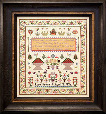 Rosa Gromett - Cross Stitch Pattern