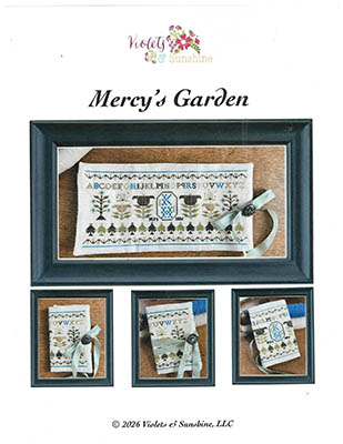 Mercy's Garden - Cross Stitch Pattern, zoomed in. Select this picture to zoom back out.