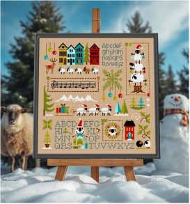 Histoires De Mouton En Hiver 2 - Cross Stitch Pattern  
