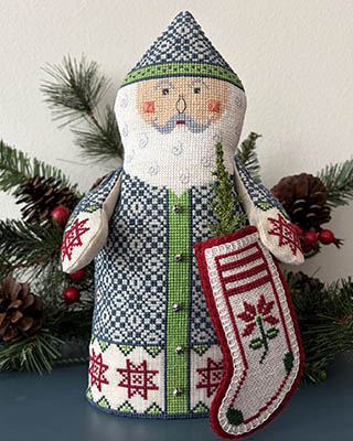 Coverlet Claus - Christmas Cross Stitch Pattern