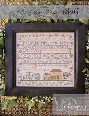 Adeline Throne 1826 - Cross Stitch Pattern