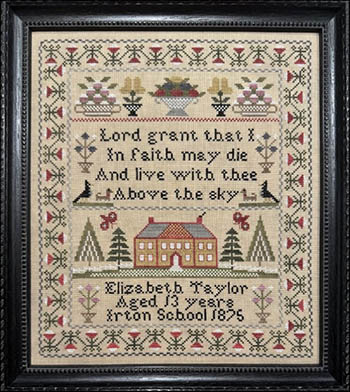 Elizabeth Taylor 1875 - Cross Stitch Pattern