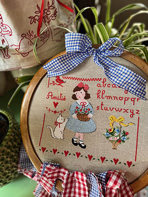 Carlottina E La Sua Gattina Bianca Lulu - Pattern