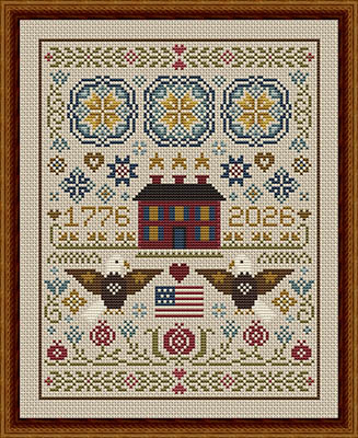 Sentinels of '76 - Patriotic Cross Stitch Pattern