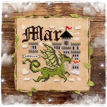 March Dragon - Cross Stitch Pattern
