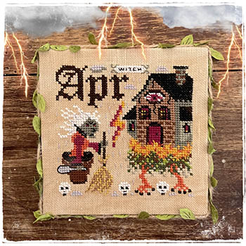 April Witch - Cross Stitch Pattern