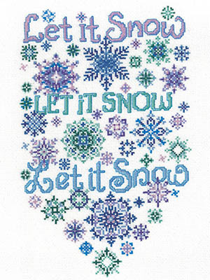 Let It Snow Flakes - Cross Stitch Pattern