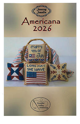 Americana 2026 Snazzy Smalls Patriotic Cross Stitch Pattern