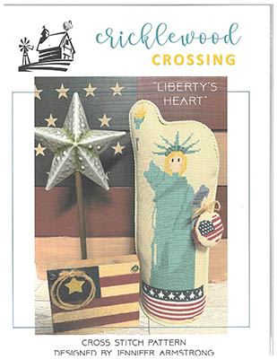 Liberty's Heart - Patriotic Cross Stitch Pattern