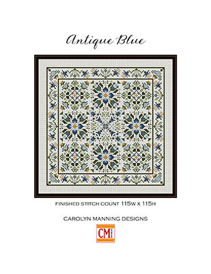 Antique Blue - Cross Stitch Pattern