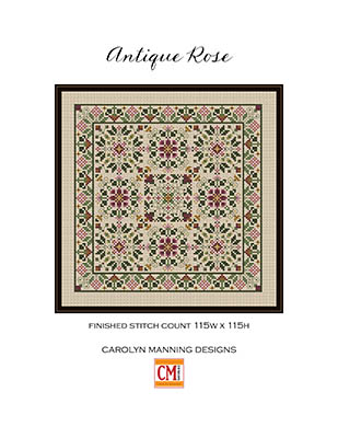 Antique Rose - Cross Stitch Pattern