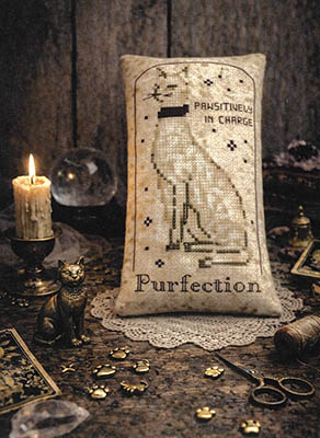 Purfection - Cross Stitch Pattern , zoomed in. Select this picture to zoom back out.