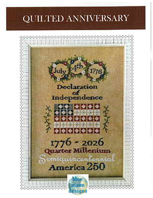 Quilted Anniversary - Patriotic Cross Stitch Pattern