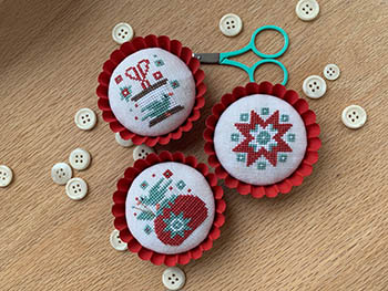 Ethel's Sewing Tart Tins - Cross Stitch Pattern