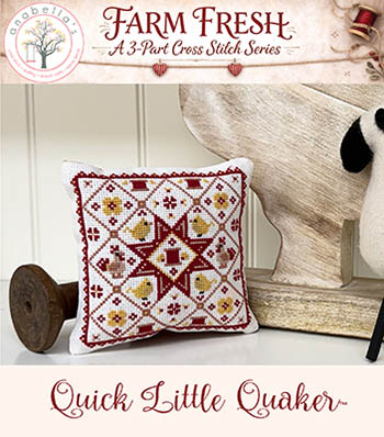Farm Fresh Quick Little Quaker - Cross Stitch Pattern