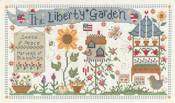 Liberty Garden - Patriotic Cross Stitch Pattern