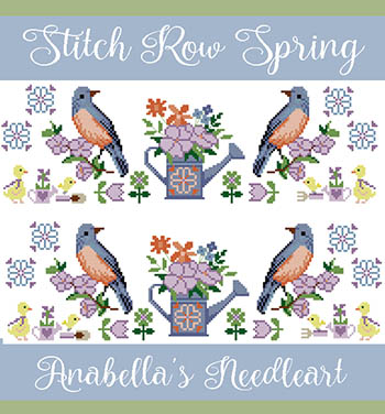 Stitch Row Spring - Birds & Ducks - Cross Stitch Pattern