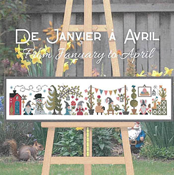 Les Gnomes Fil De L'An Partie1 - Cross Stitch Pattern