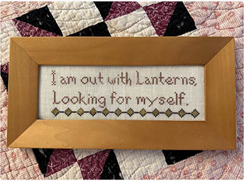 Midlife - Cross Stitch Pattern, zoomed in. Select this picture to zoom back out.