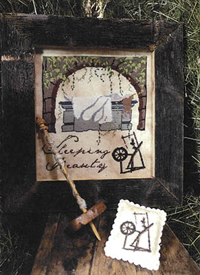 Sleeping Beauty - Cross Stitch Pattern , zoomed in. Select this picture to zoom back out.