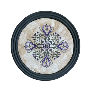 Lavender Luster - Cross Stitch Pattern, zoomed in. Select this picture to zoom back out.