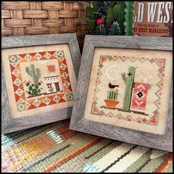 Desert Night, Desert Day - Cross Stitch Pattern , zoomed in. Select this picture to zoom back out.