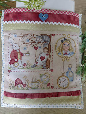 Alice - Cross Stitch Pattern , zoomed in. Select this picture to zoom back out.