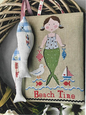 A Caccia Di Onde - Cross Stitch Pattern, zoomed in. Select this picture to zoom back out.