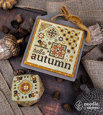 Oh, Nuts - Cross Stitch Pattern, zoomed in. Select this picture to zoom back out.