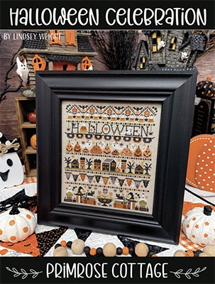 Halloween Celebration - Cross Stitch Pattern, zoomed in. Select this picture to zoom back out.