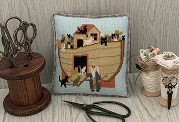 Plan B - Christian Cross Stitch Pattern, zoomed in. Select this picture to zoom back out.