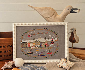 Christmas Tide - Cross Stitch Pattern, zoomed in. Select this picture to zoom back out.