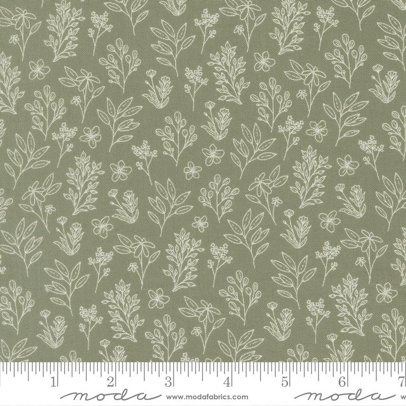 Potted Cuttings Greenery - Quilt Fabric