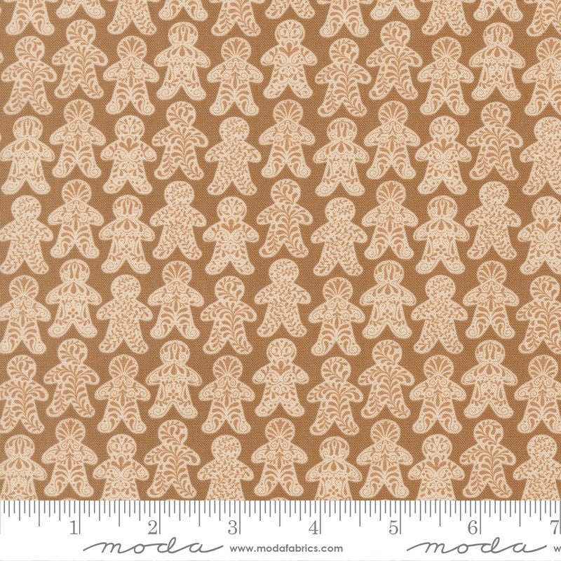 Gingerbread Lane Cookies Cocoa - Quilt Fabric