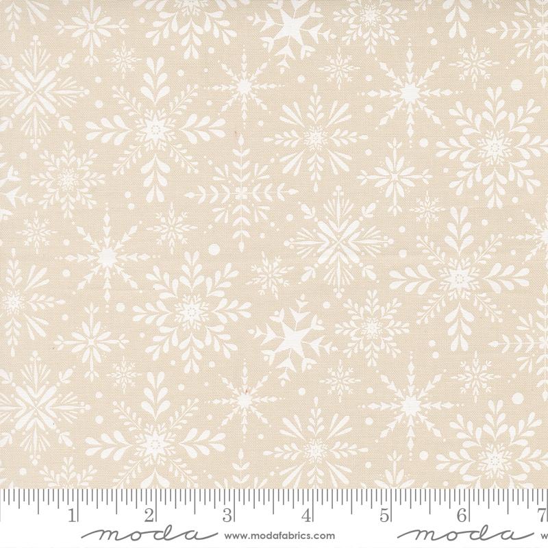 Gingerbread Lane Snowflakes Sugar - Quilt Fabric