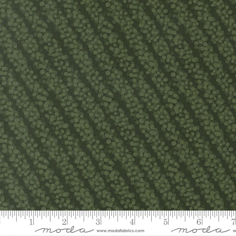 Gingerbread Lane Striped Forest - Quilt Fabric