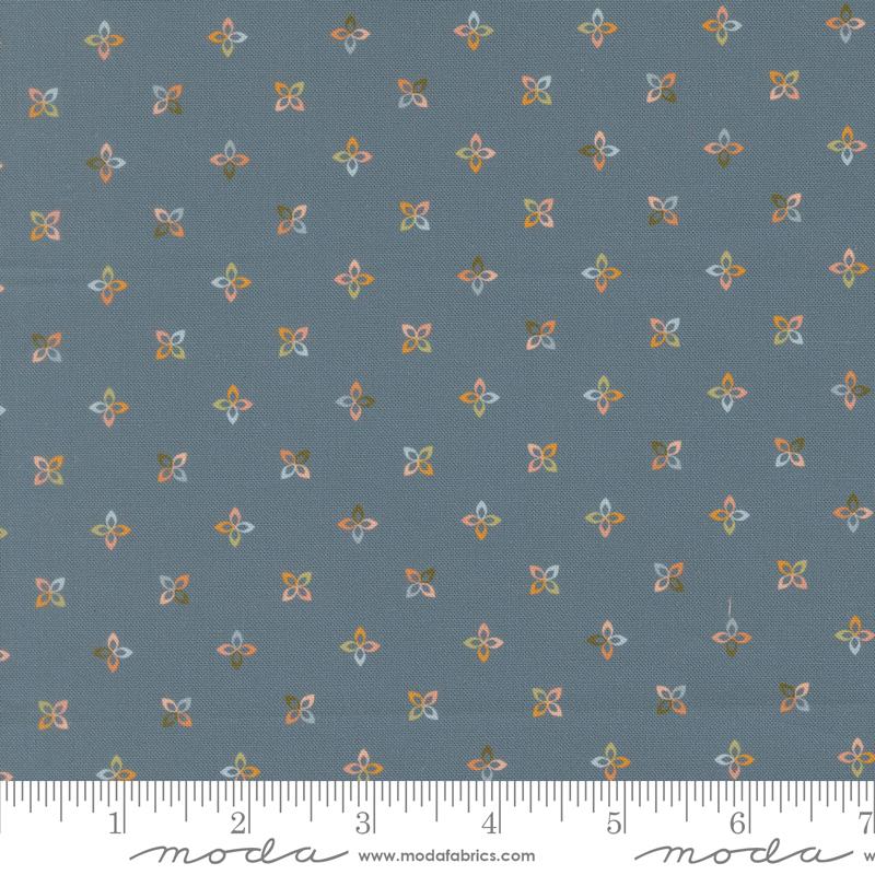 Petalush Petals Denim - Quilt Fabric