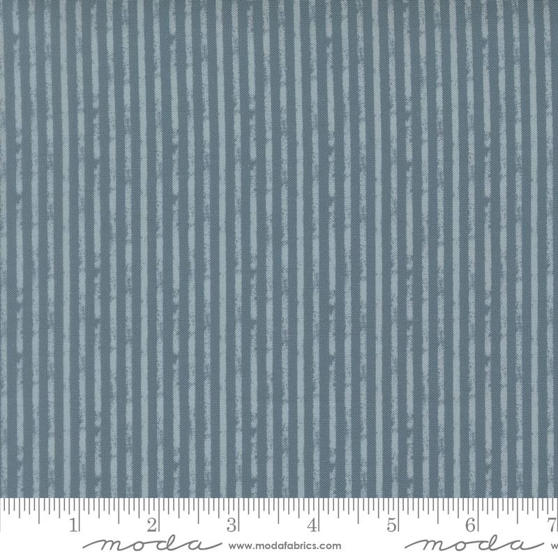 Petalush Stripes Denim - Quilt Fabric