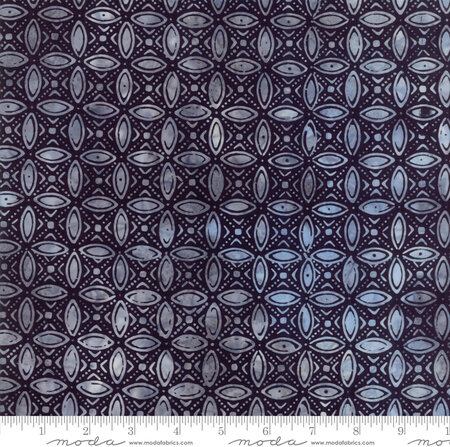 Kate Spain Calypso Batiks Midnight Black - Quilt Fabric