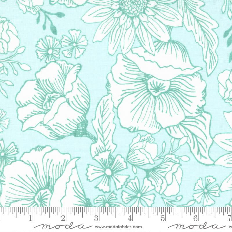 Sunflowers My Heart Mist - Quilt Fabric