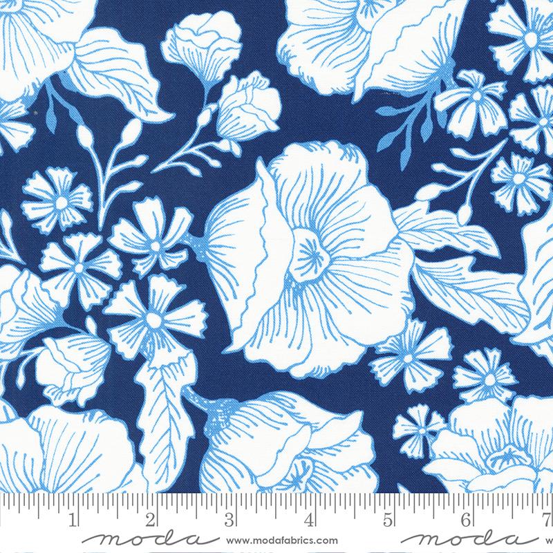 Sunflowers My Heart Dusk - Quilt Fabric