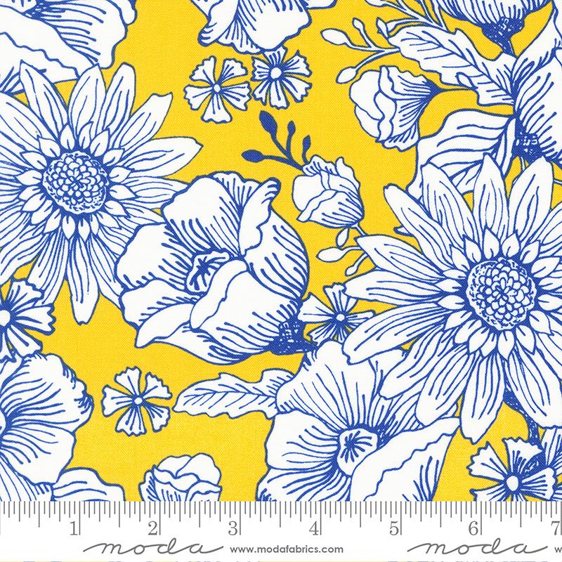 Sunflowers My Heart Sunflower - Quilt Fabric