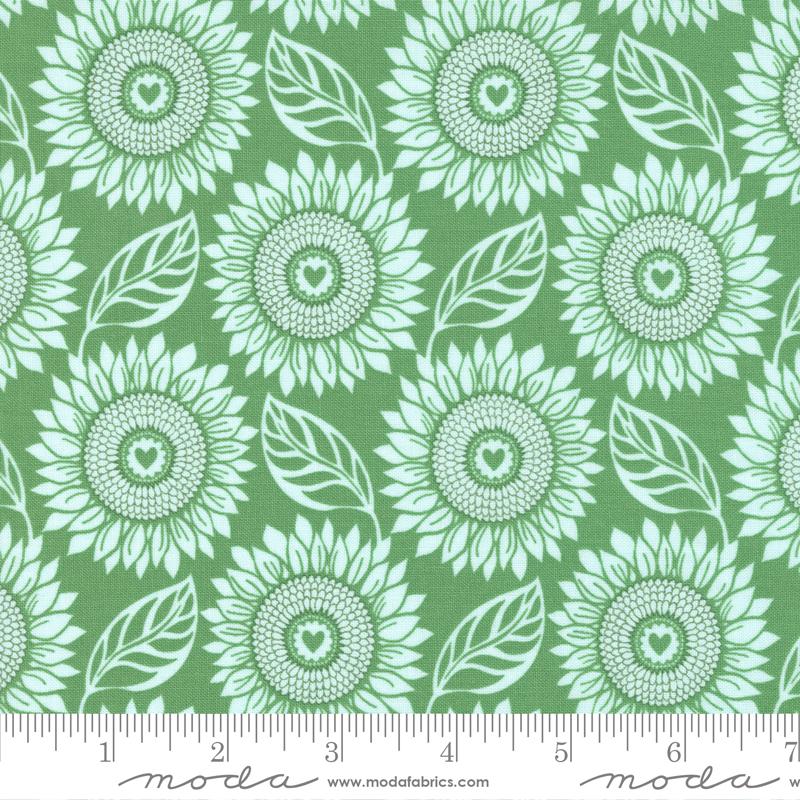 Sunflowers My Heart Shamrock - Quilt Fabric