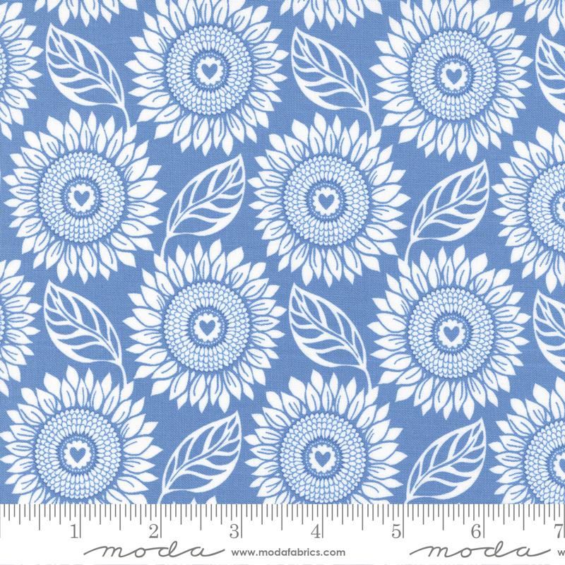 Sunflowers My Heart Lake - Quilt Fabric