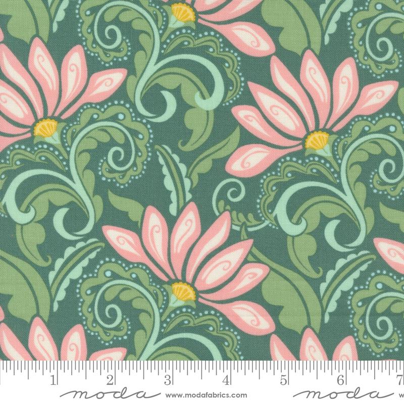 Tango Valencia Basil - Quilt Fabric