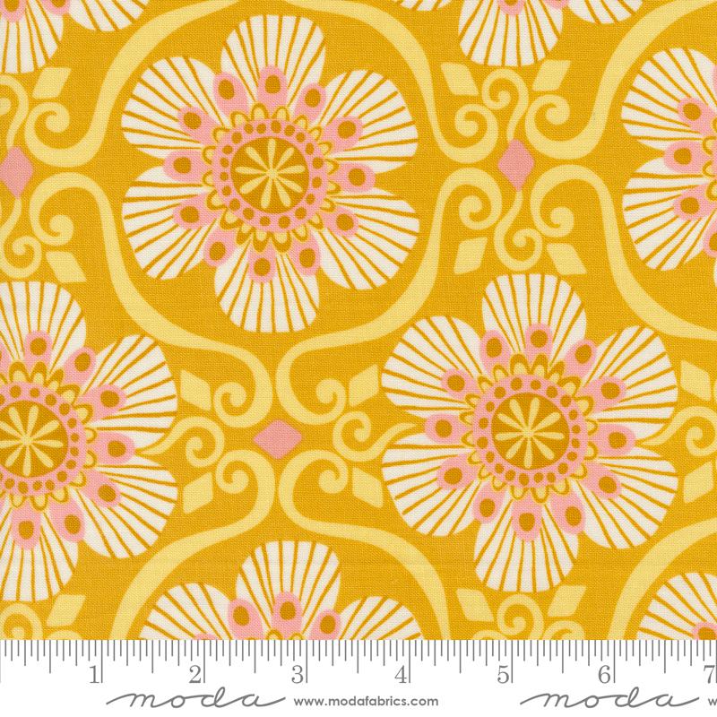 Tango Barcelona Tumeric - Quilt Fabric