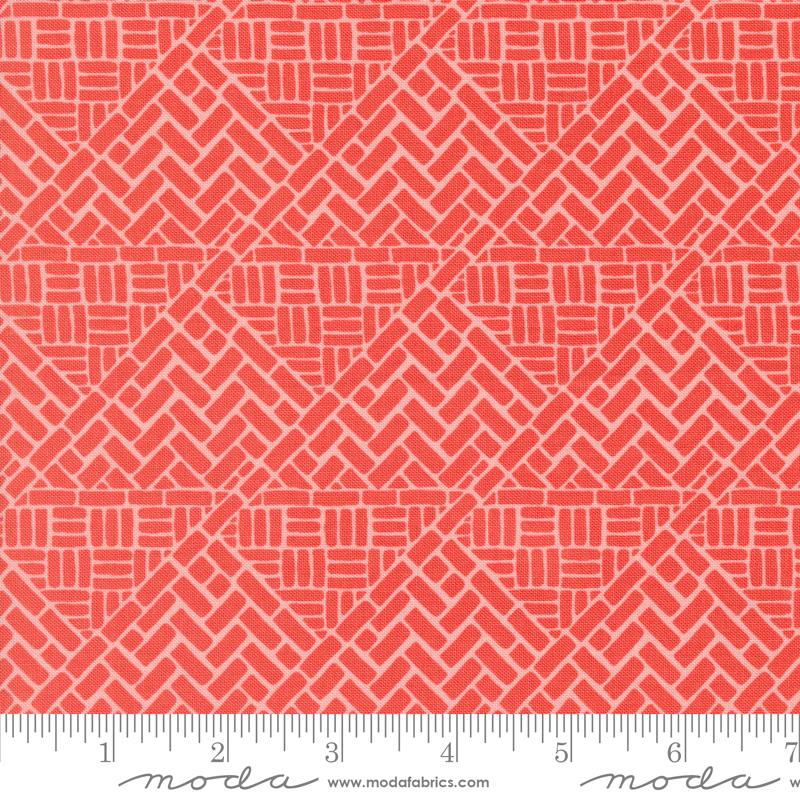 Tango Mosaic Tangerine - Quilt Fabric