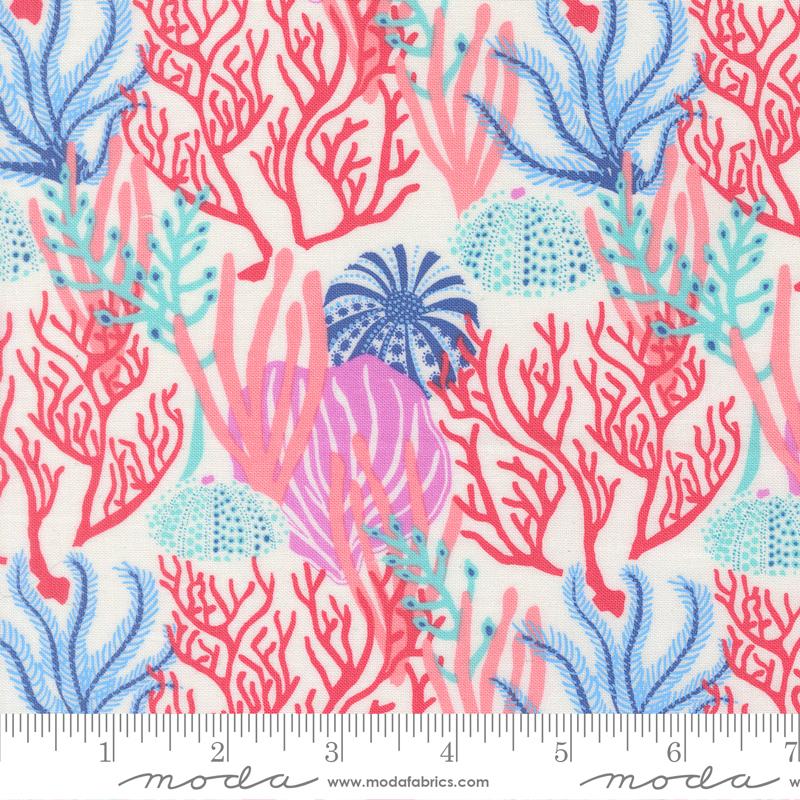 Reef Coral Reef Pearl - Quilt Fabric